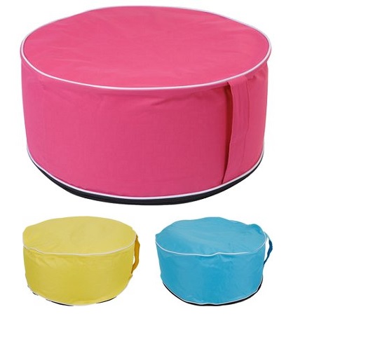 Poef opblaasbaar Ø56cmx25cm