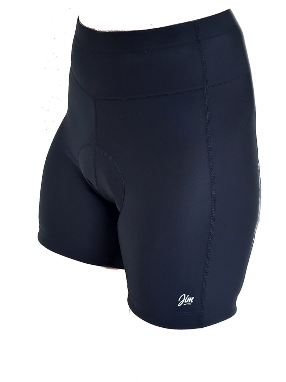 Dames fietsbroek Zwart maten XS - M
