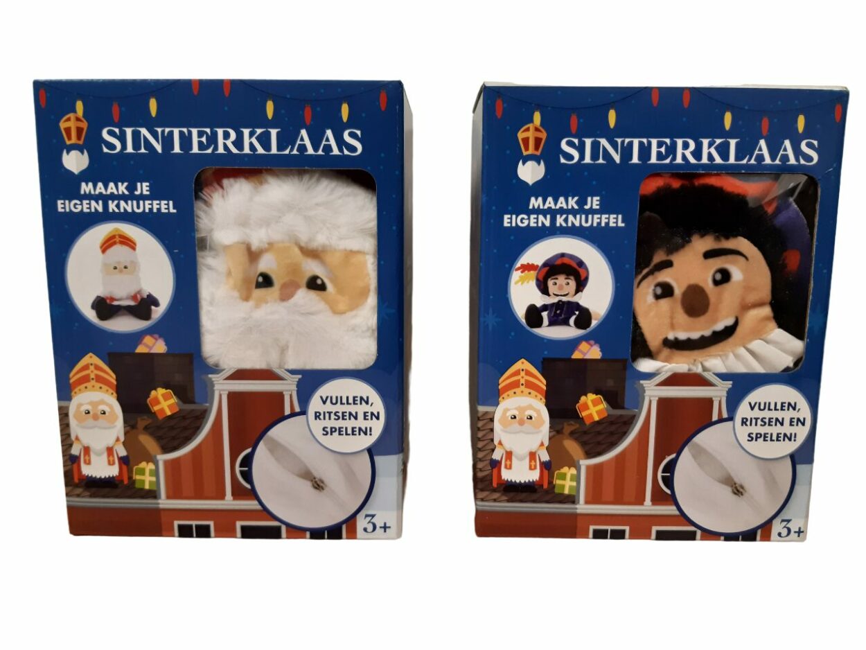 Maak je eigen Sint en Piet knuffel assorti