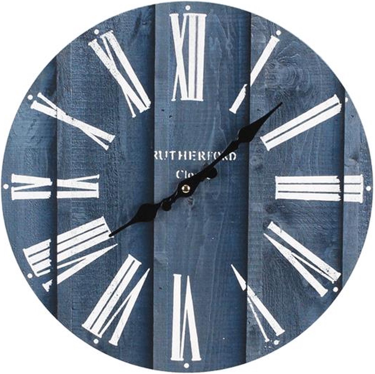 Wandklok Ø34cm blauw
