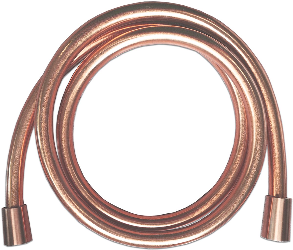 Luxe Doucheslang kunststof 150cm Koper